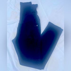 Over the belly maternity jeans, dark wash